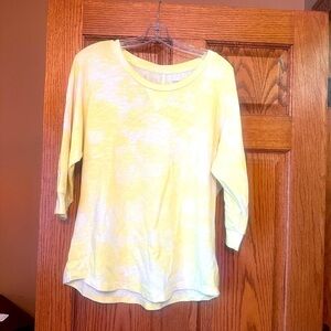 Sonoma yellow sweatshirt